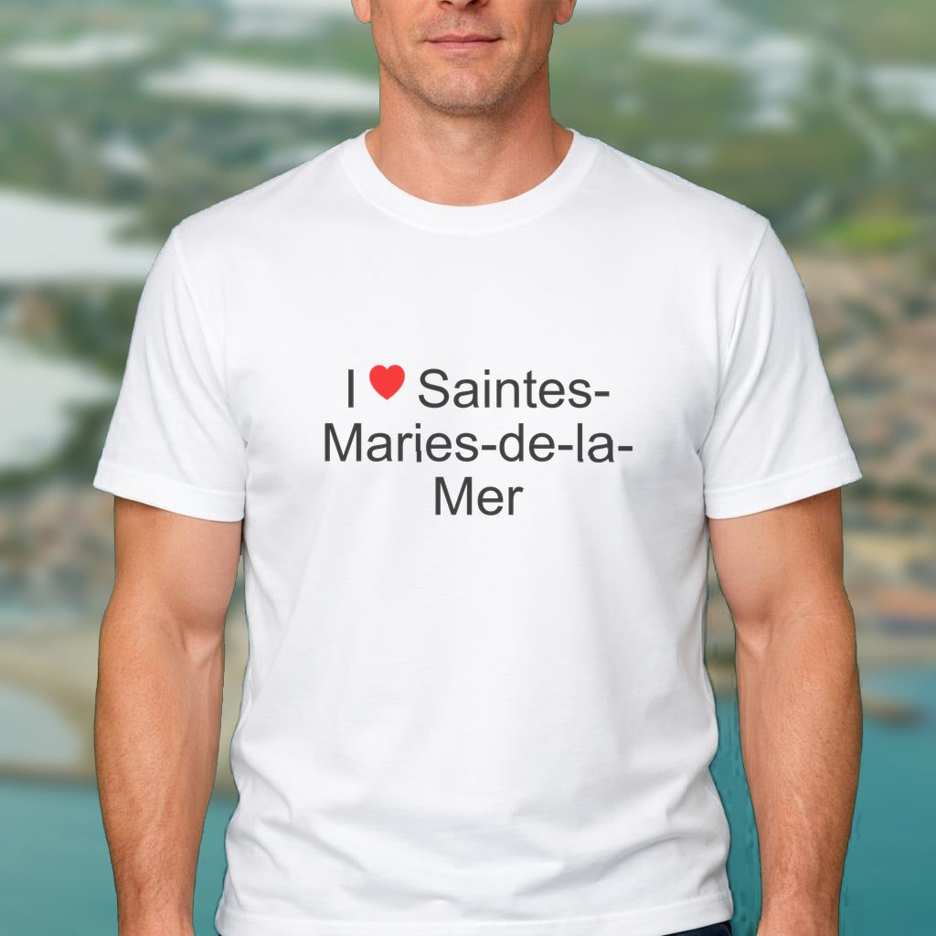 T-shirt I love saintes-maries-de-la-mer