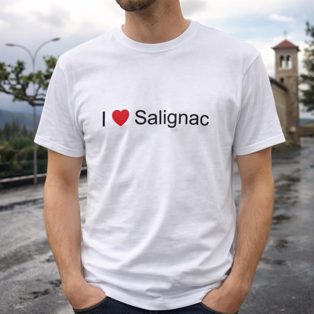 T-shirt I love salignac
