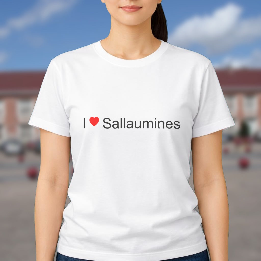T-shirt I love sallaumines