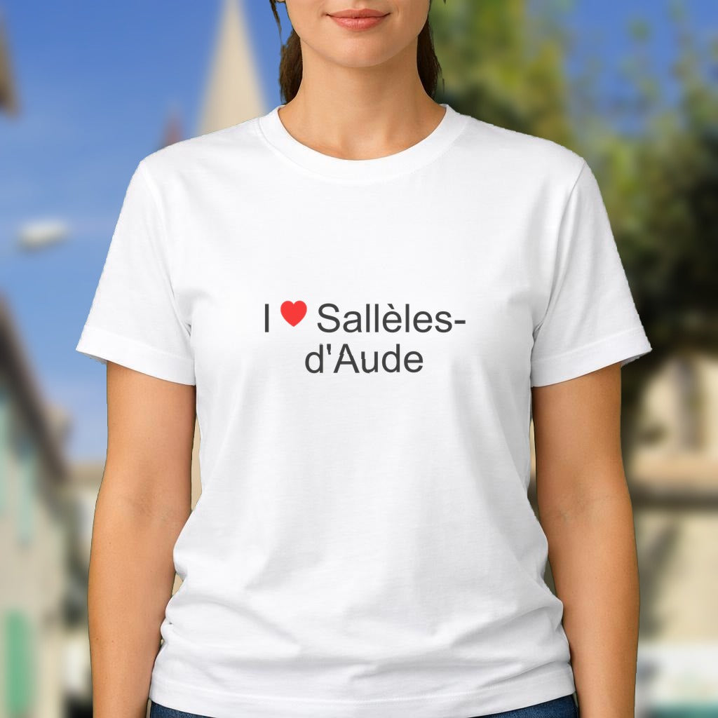 T-shirt I love sallèles-d'aude