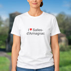 T-shirt I love salles-d'armagnac