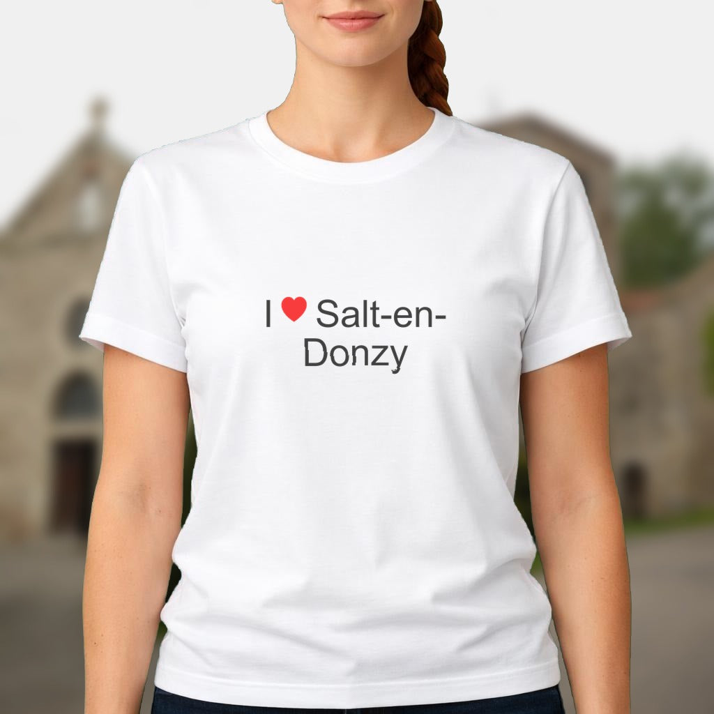 T-shirt I love salt-en-donzy