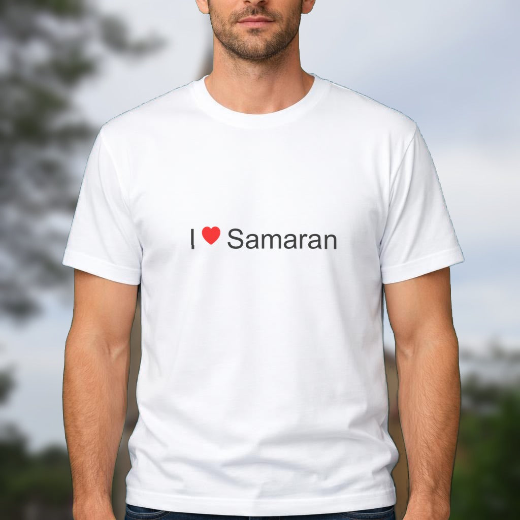 T-shirt I love samaran