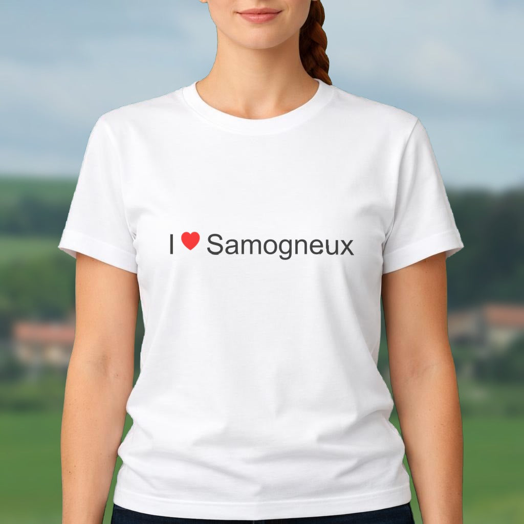 T-shirt I love samogneux