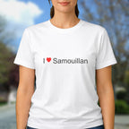 T-shirt I love samouillan