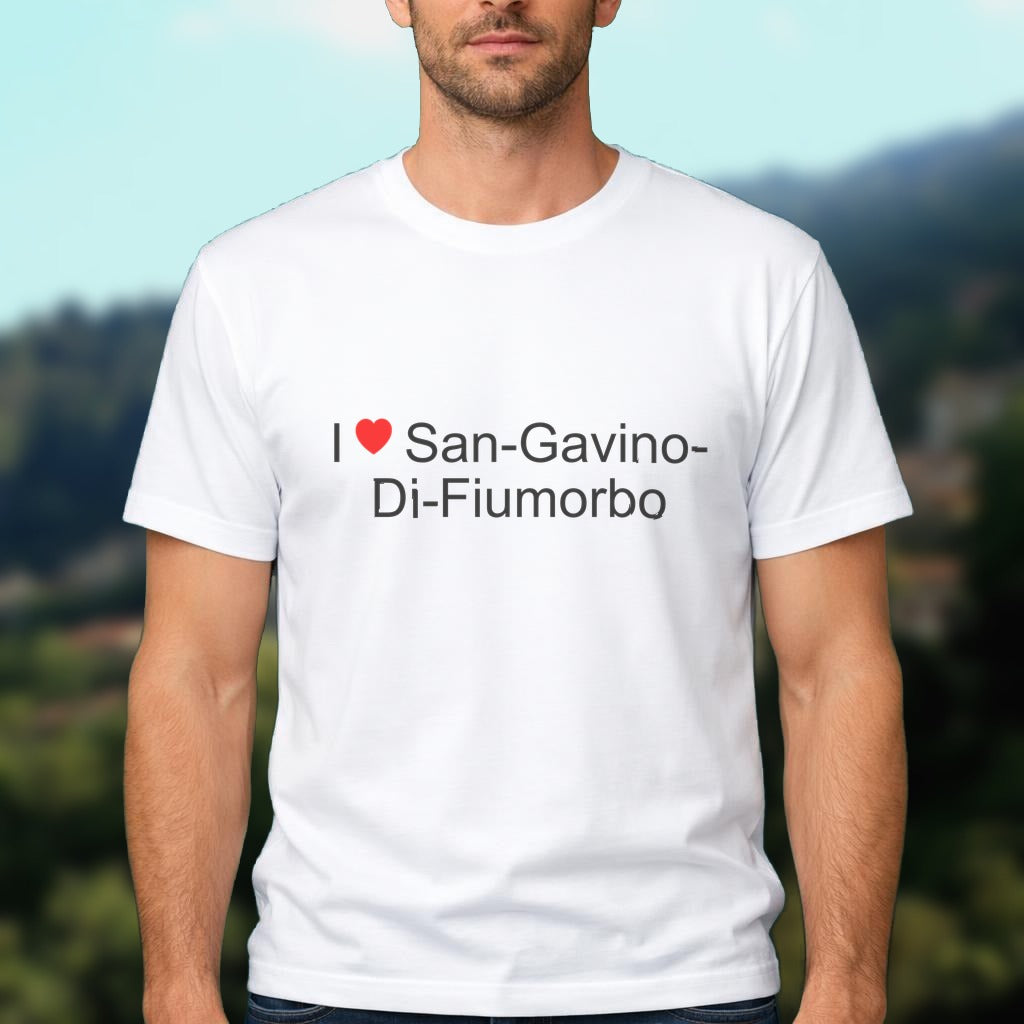 T-shirt I love san-gavino-di-fiumorbo