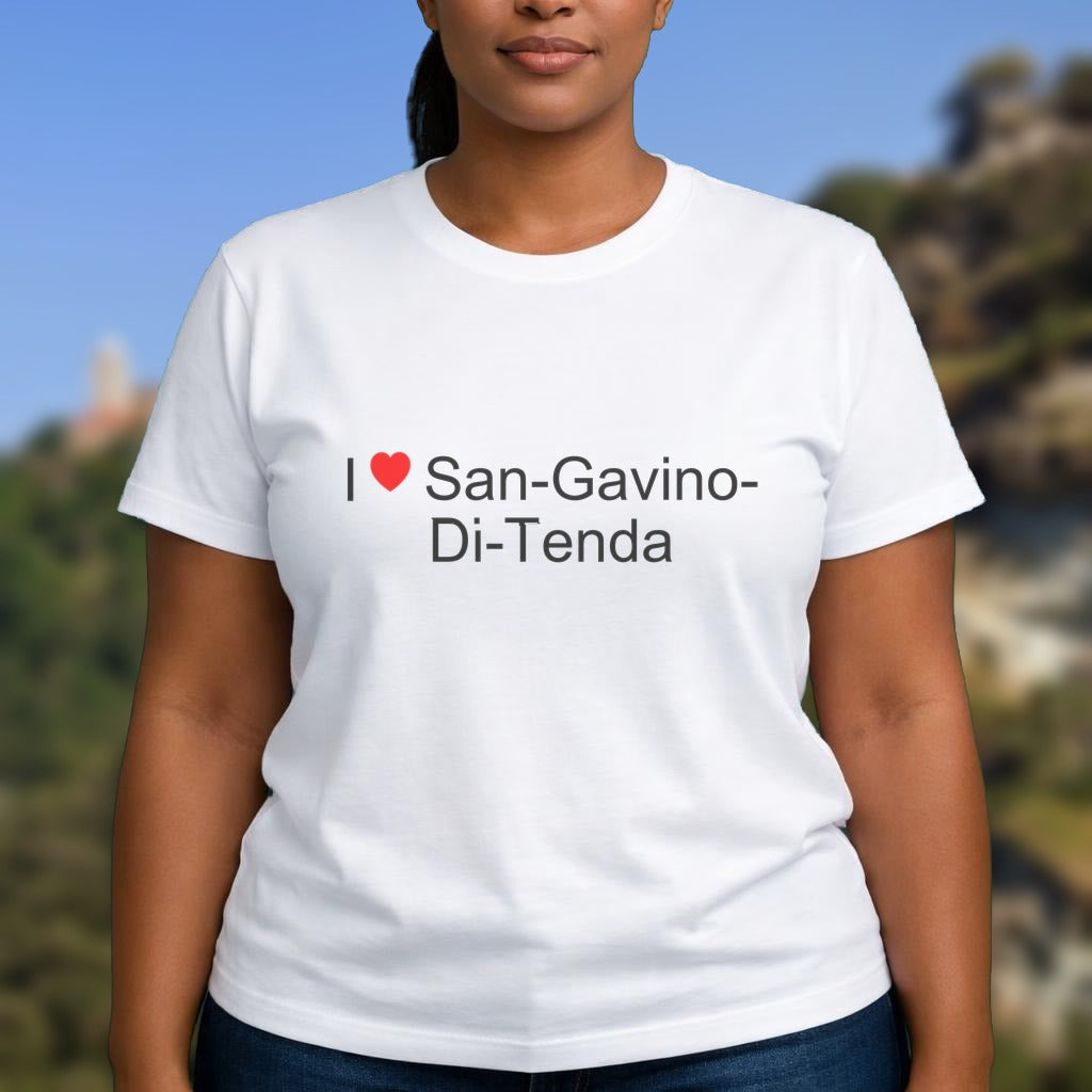 T-shirt I love san-gavino-di-tenda