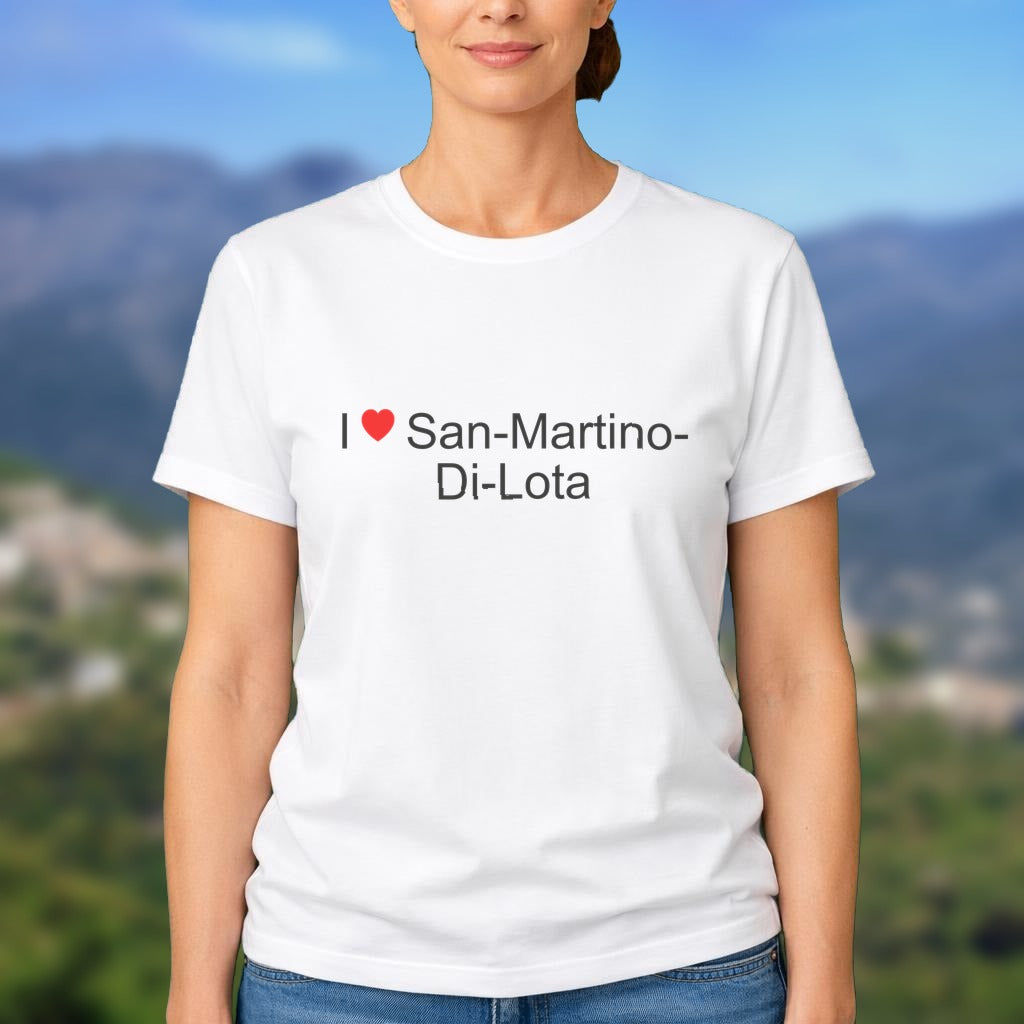 T-shirt I love san-martino-di-lota