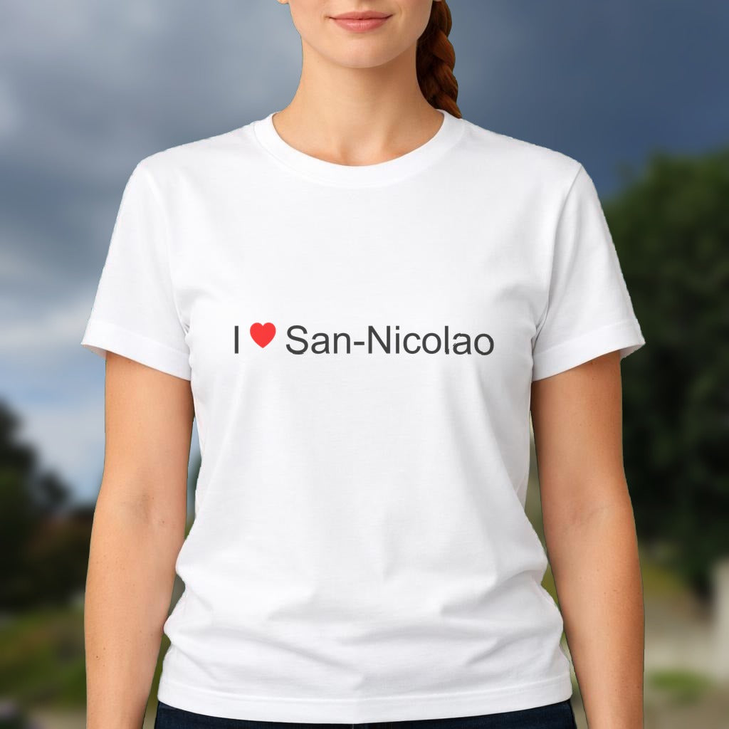 T-shirt I love san-nicolao