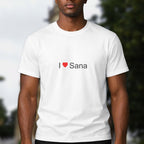 T-shirt I love sana