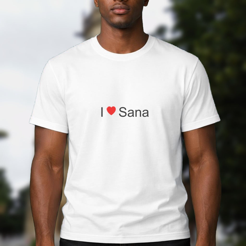 T-shirt I love sana