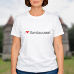 T-shirt I love sandaucourt
