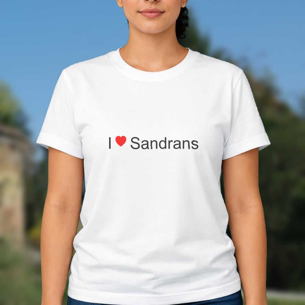 T-shirt I love sandrans