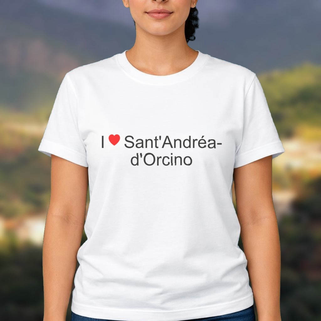 T-shirt I love sant'andréa-d'orcino