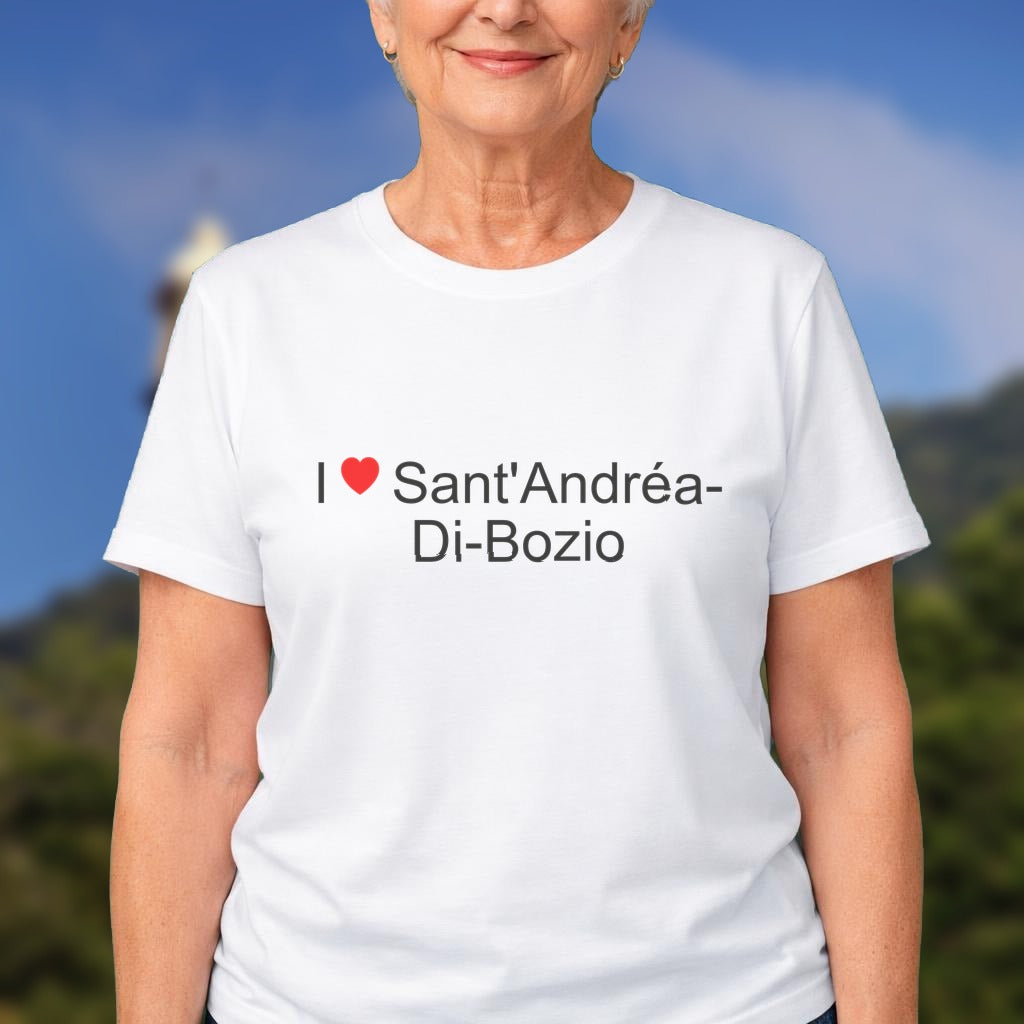 T-shirt I love sant'andréa-di-bozio