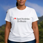 T-shirt I love sant'andréa-di-bozio