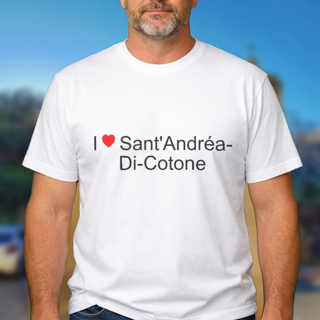T-shirt I love sant'andréa-di-cotone