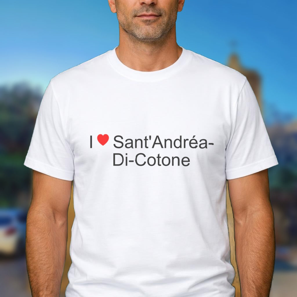 T-shirt I love sant'andréa-di-cotone