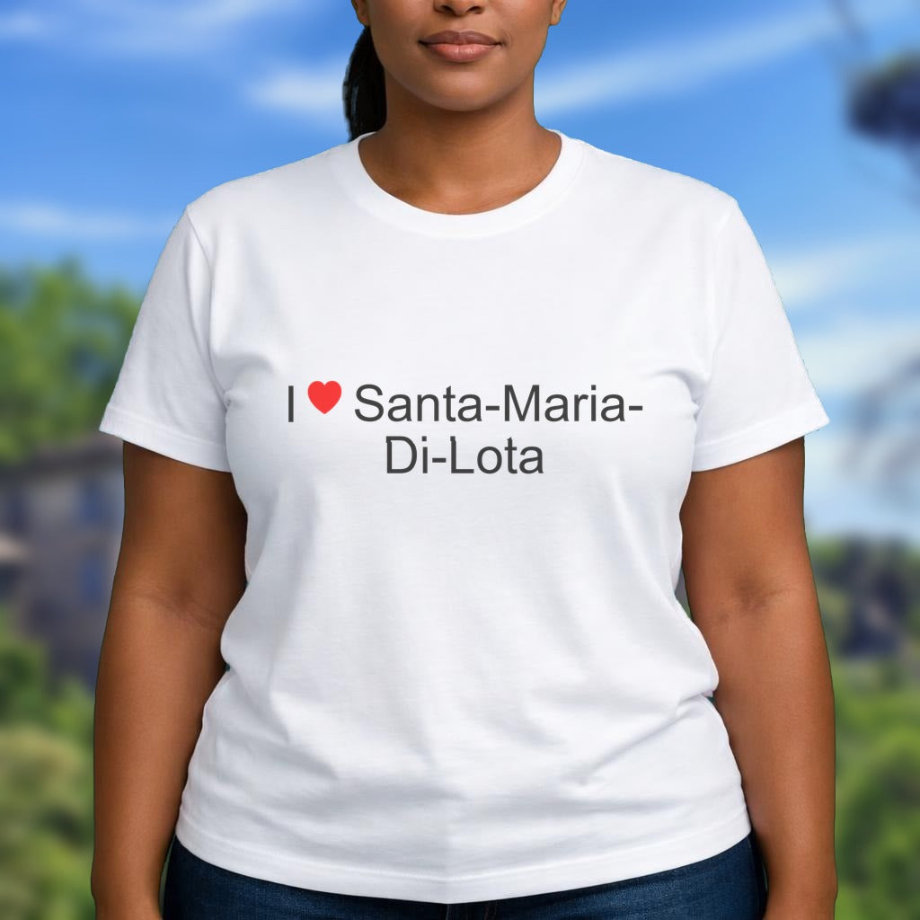T-shirt I love santa-maria-di-lota