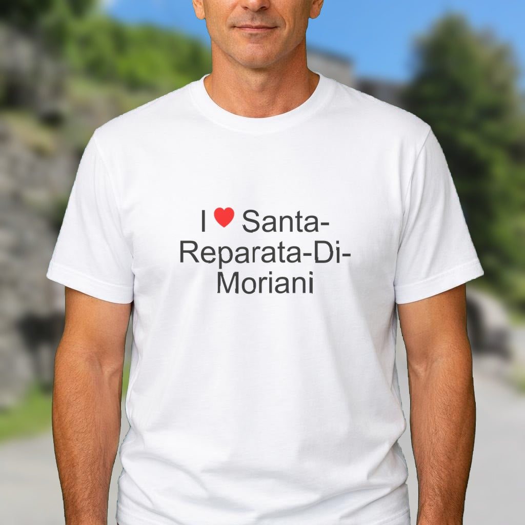 T-shirt I love santa-reparata-di-moriani