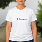 T-shirt I love santeau