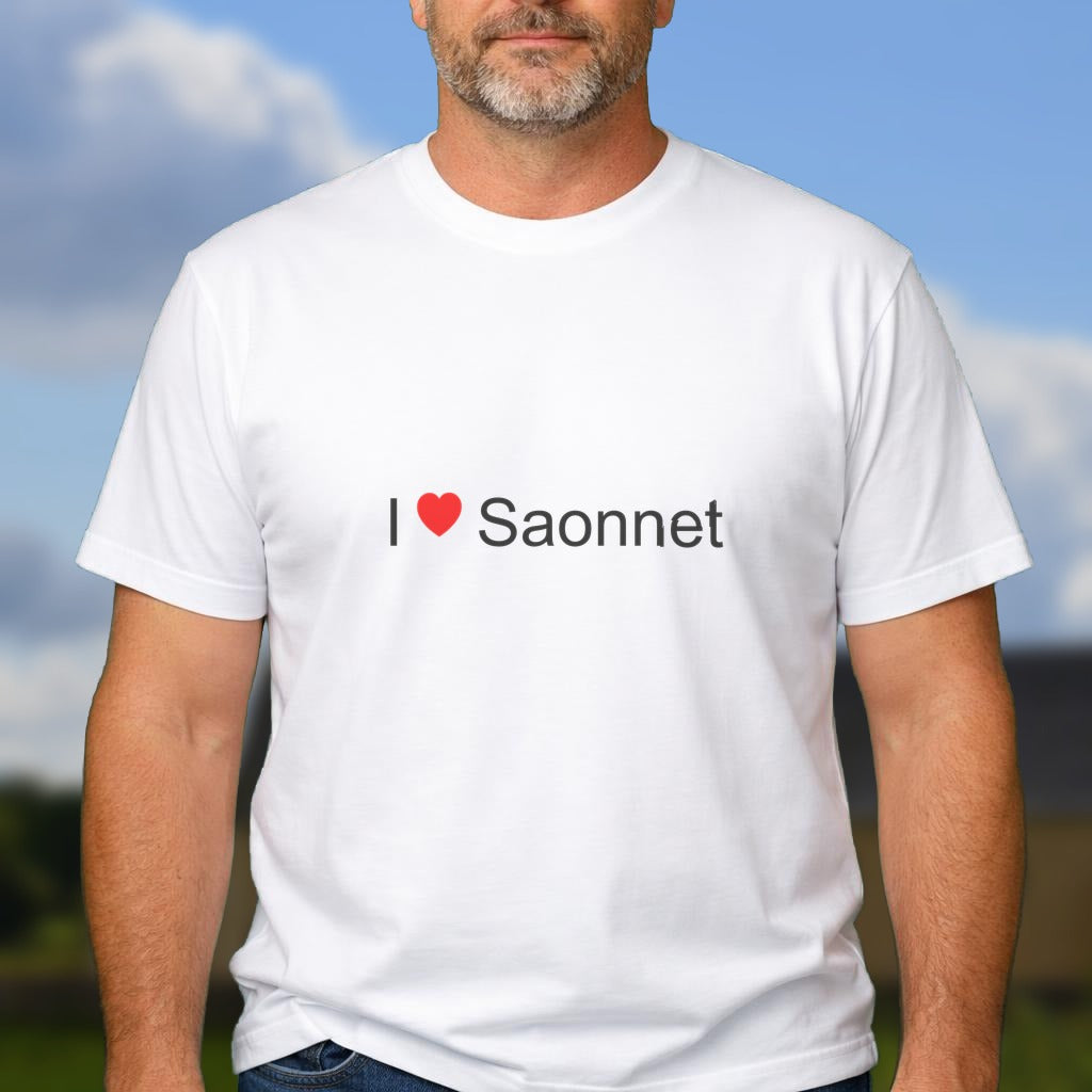 T-shirt I love saonnet