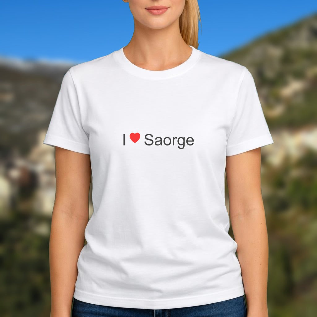 T-shirt I love saorge