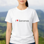 T-shirt I love sarcenas