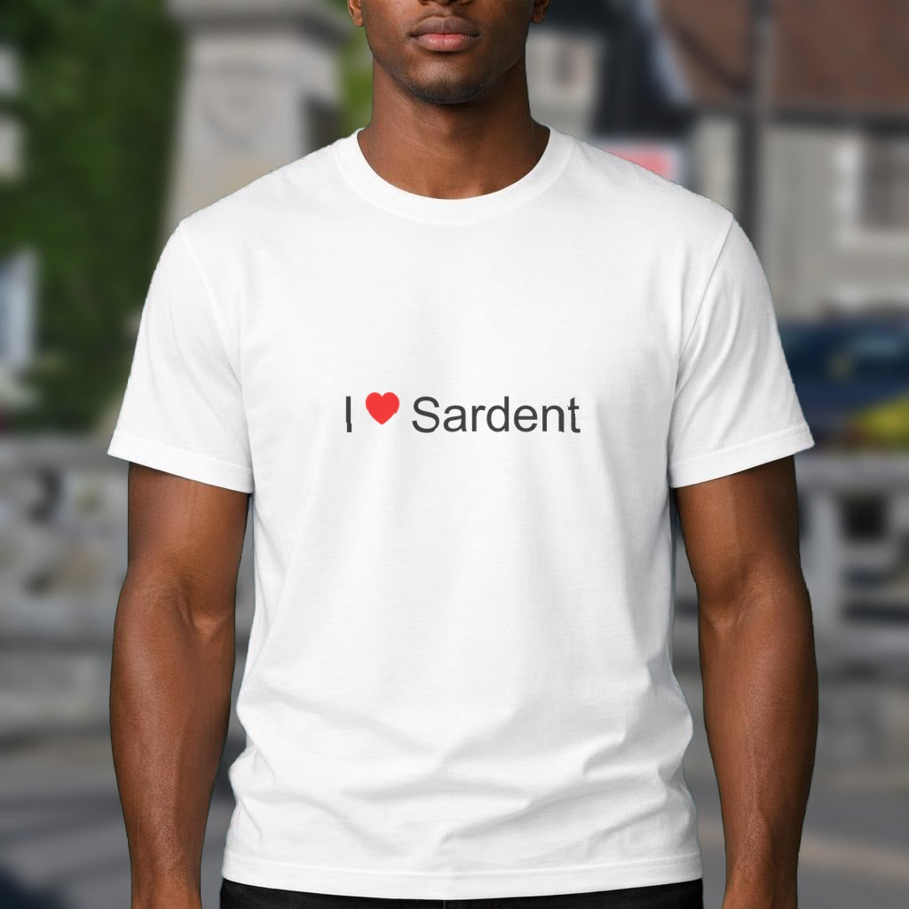 T-shirt I love sardent