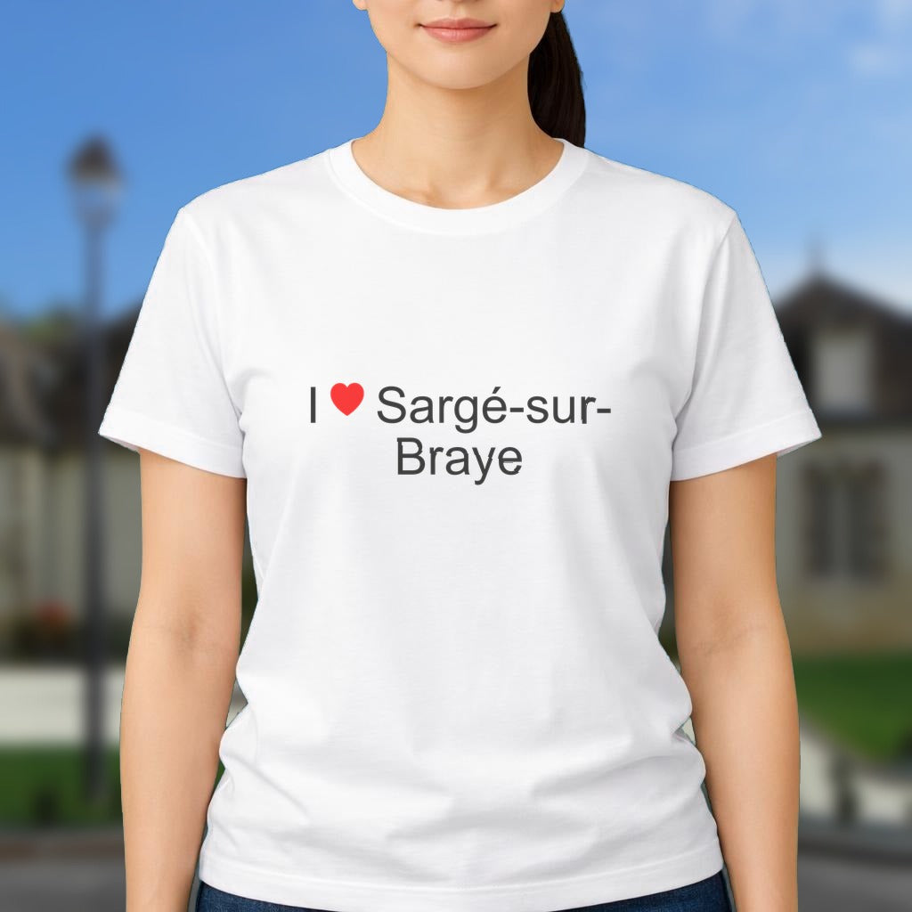 T-shirt I love sargé-sur-braye