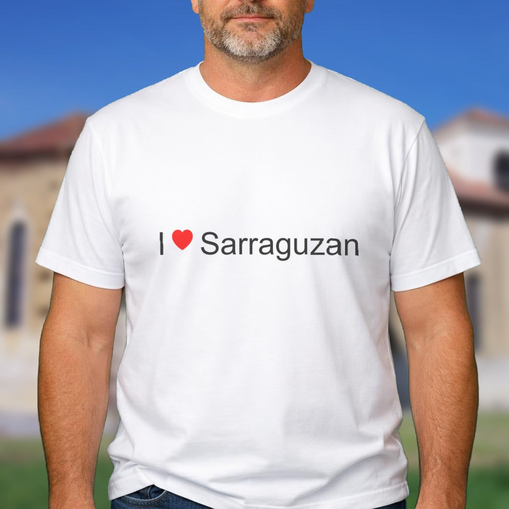 T-shirt I love sarraguzan