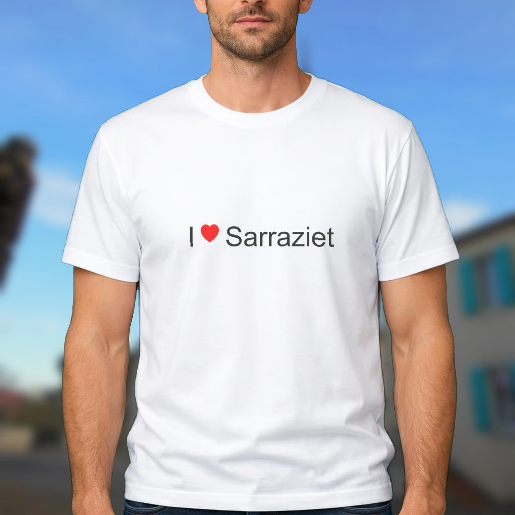 T-shirt I love sarraziet