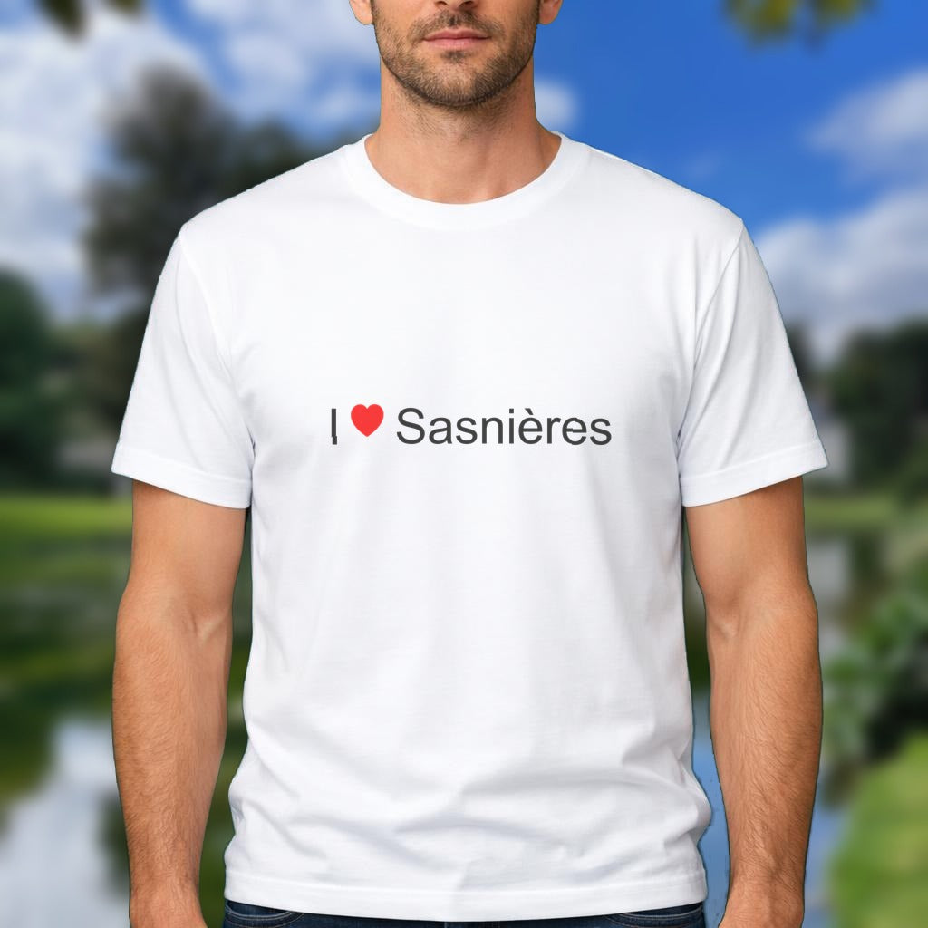 T-shirt I love sasnières