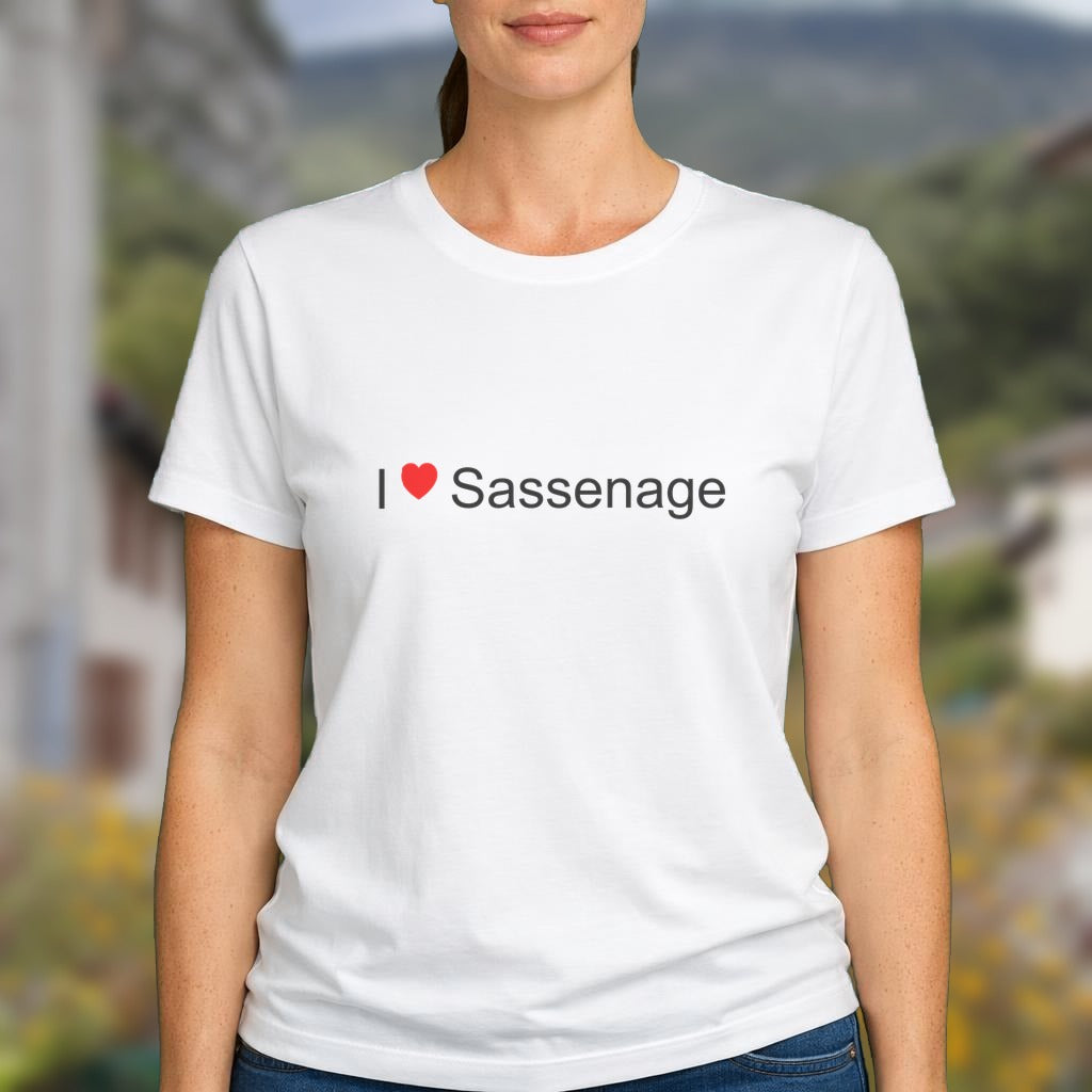 T-shirt I love sassenage