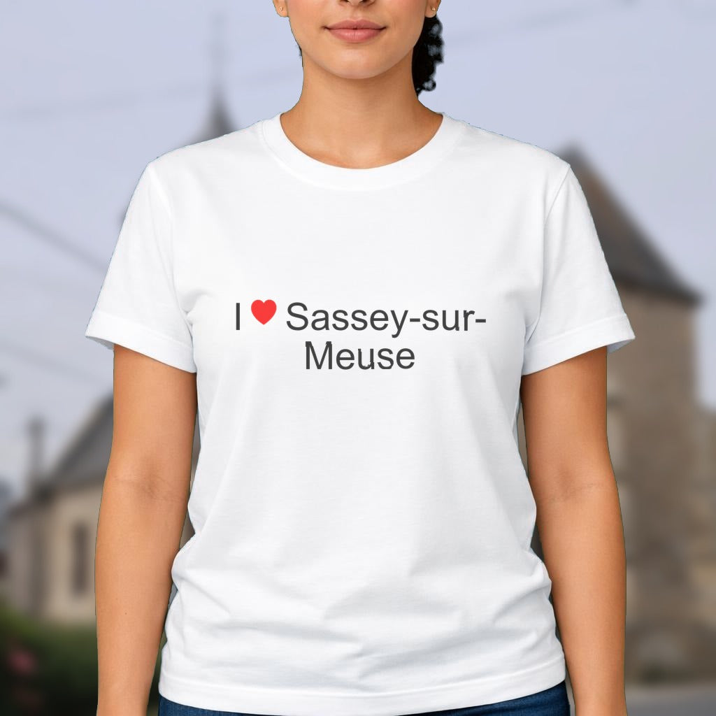 T-shirt I love sassey-sur-meuse
