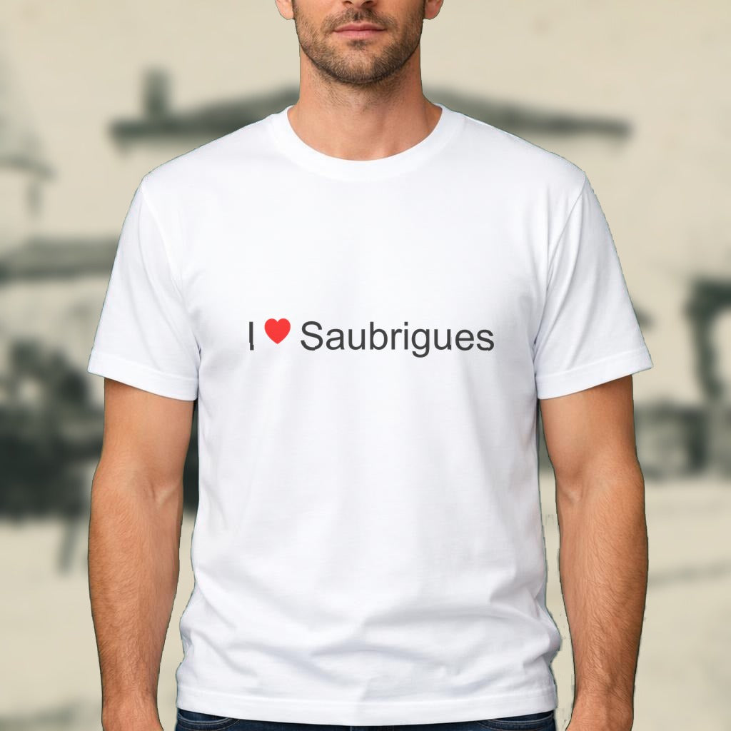 T-shirt I love saubrigues
