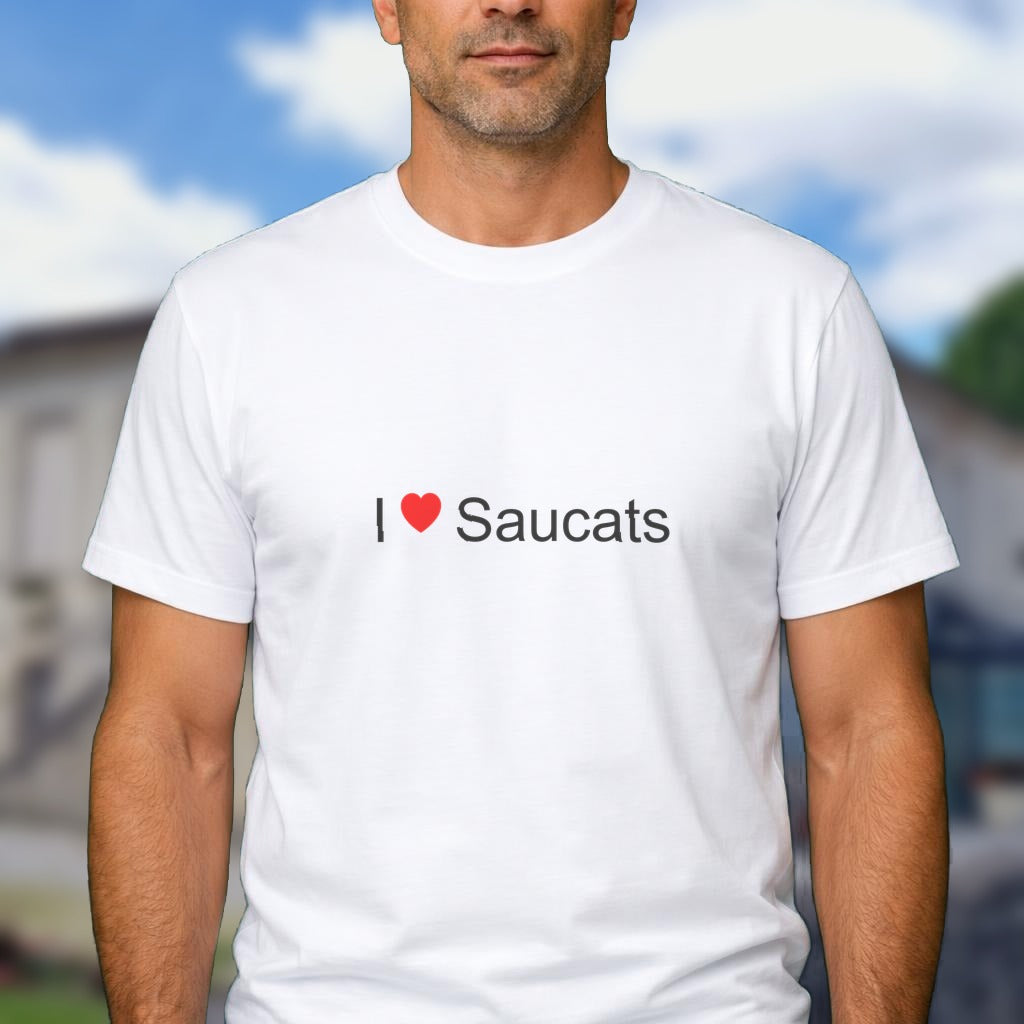 T-shirt I love saucats
