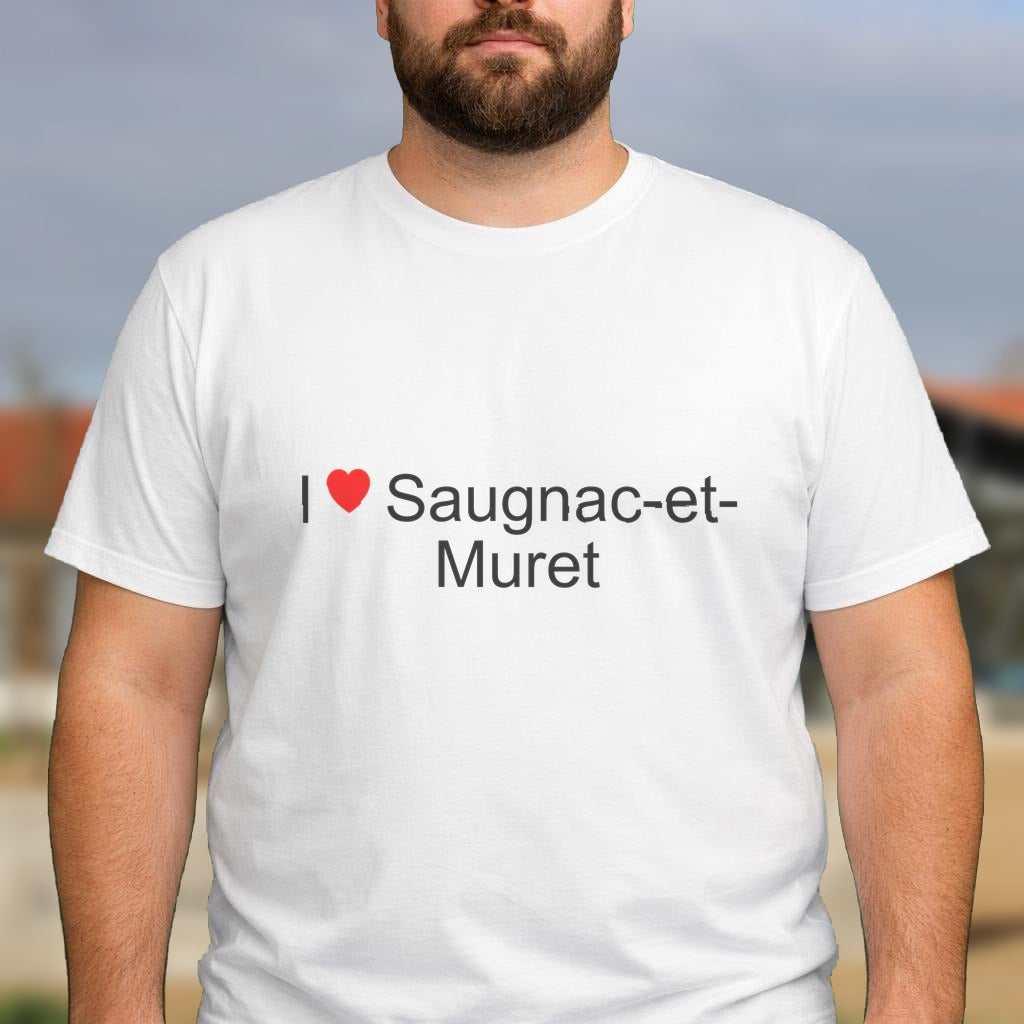 T-shirt I love saugnac-et-muret