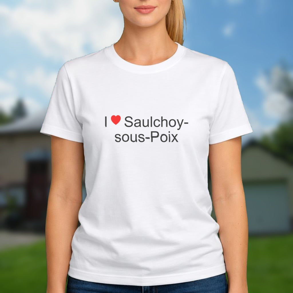 T-shirt I love saulchoy-sous-poix