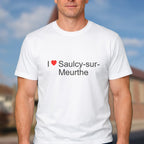 T-shirt I love saulcy-sur-meurthe