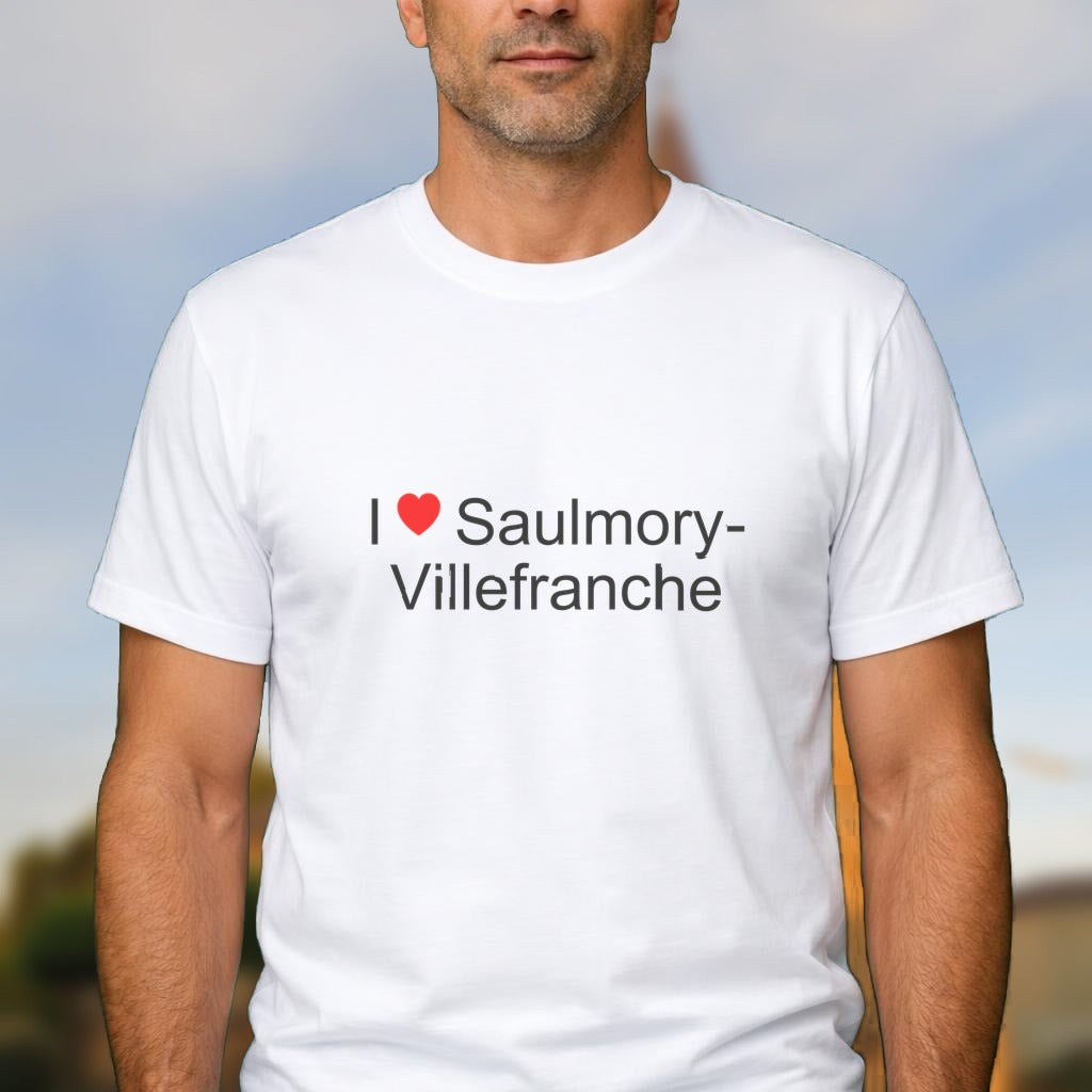 T-shirt I love saulmory-villefranche