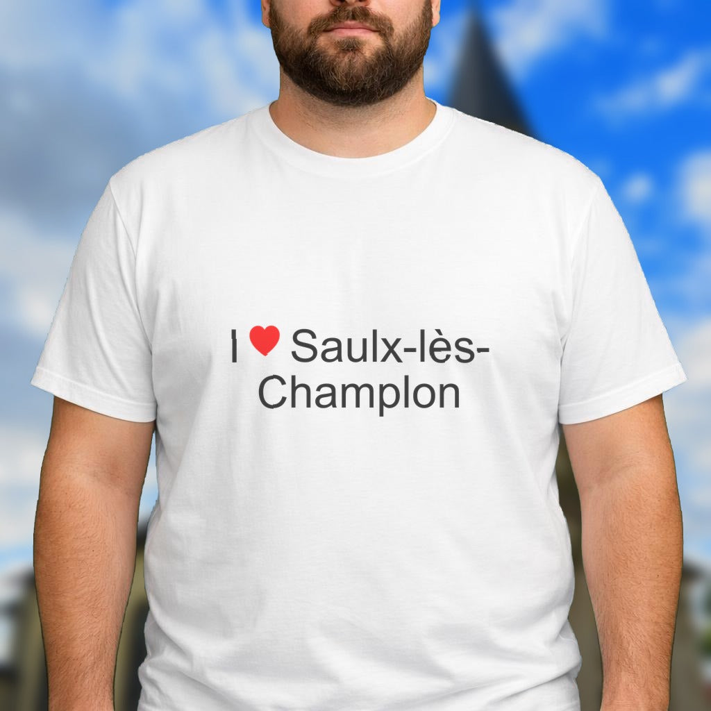 T-shirt I love saulx-lès-champlon