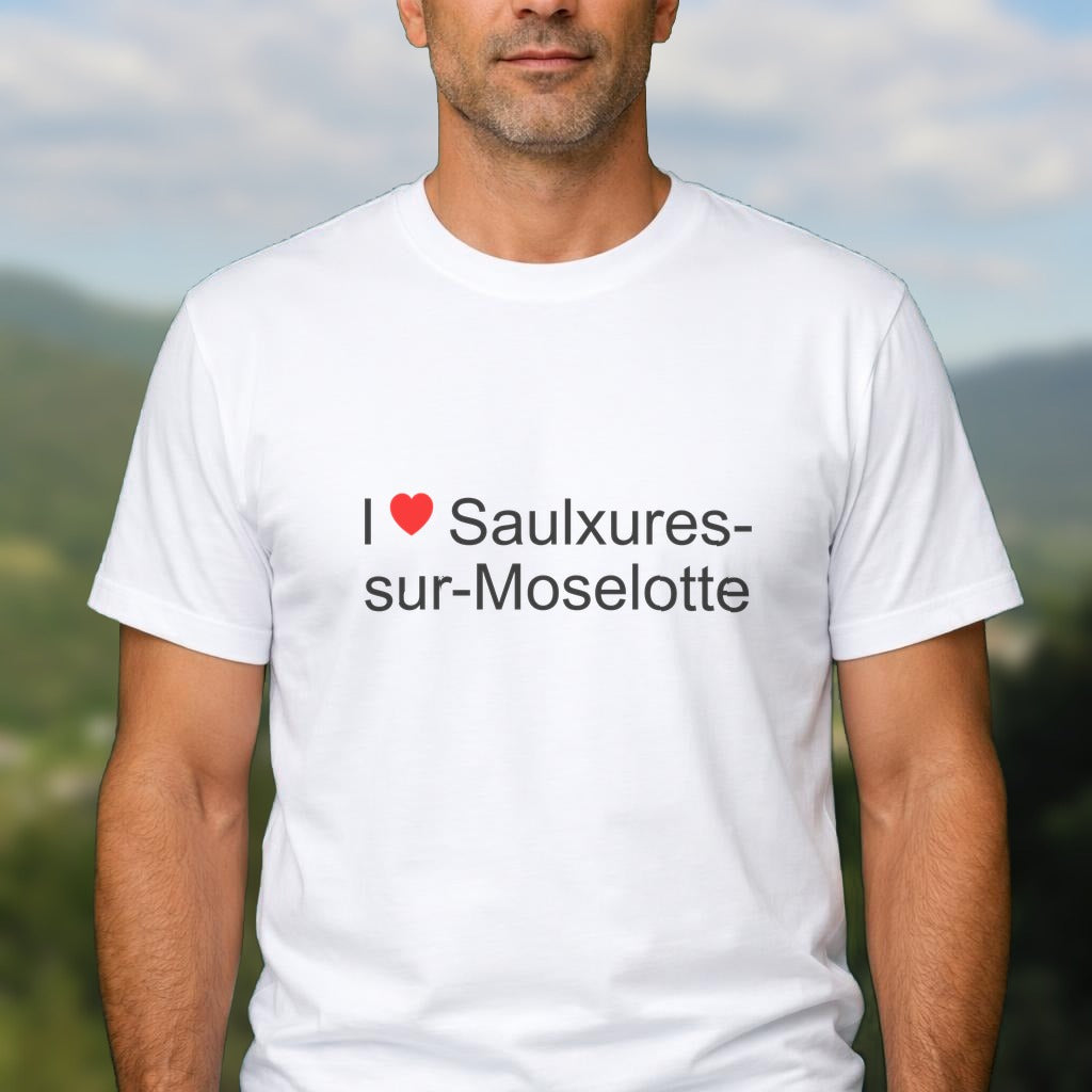 T-shirt I love saulxures-sur-moselotte