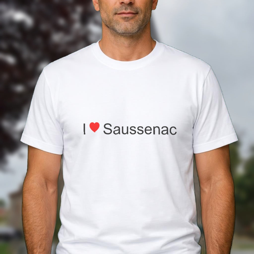 T-shirt I love saussenac