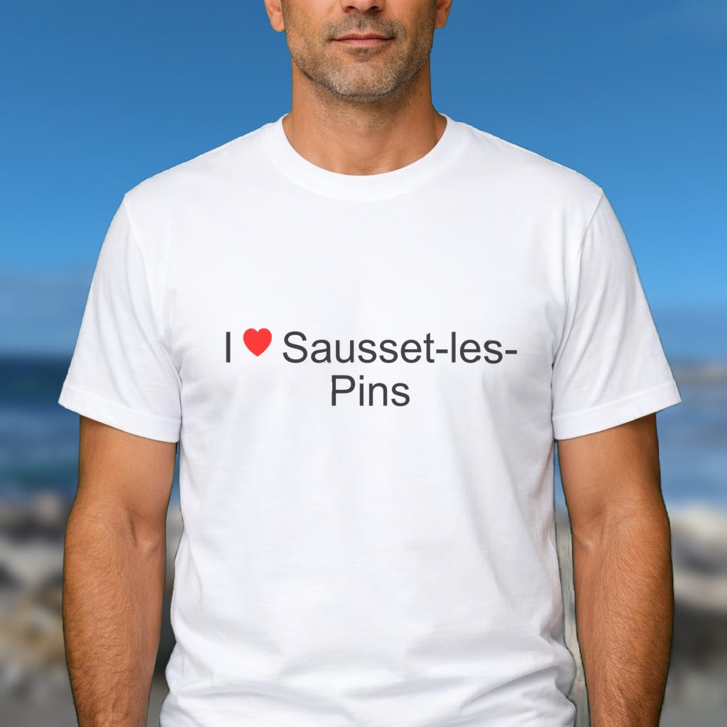 T-shirt I love sausset-les-pins