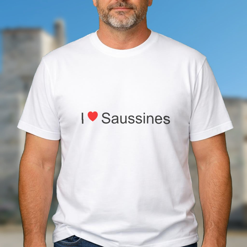 T-shirt I love saussines