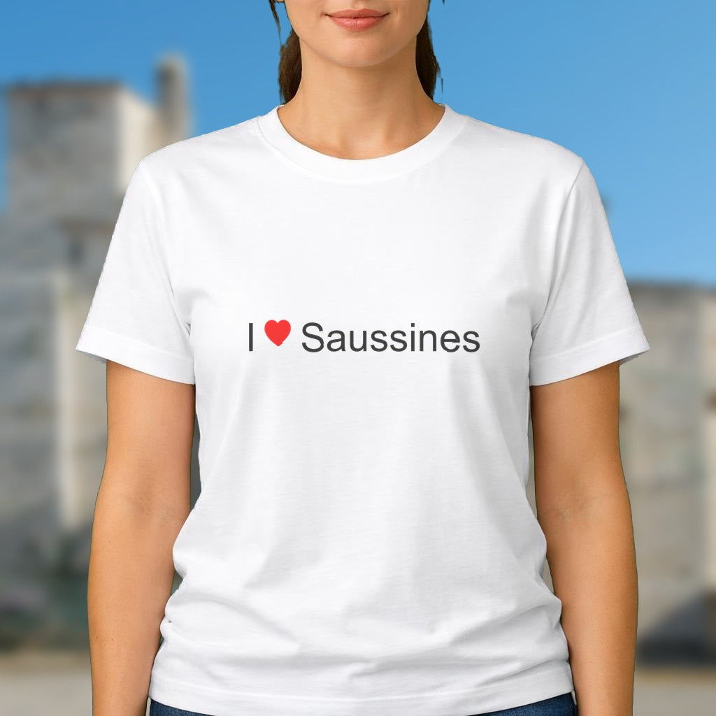 T-shirt I love saussines