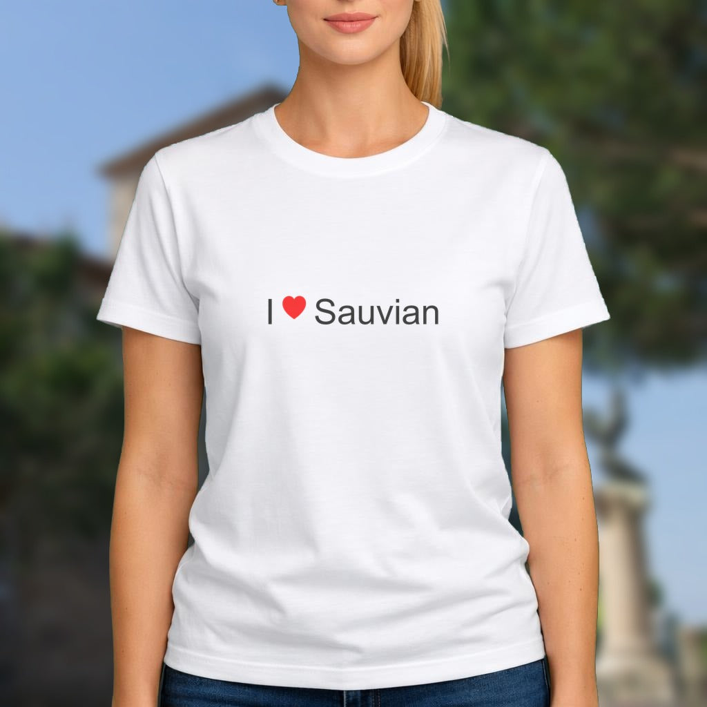 T-shirt I love sauvian