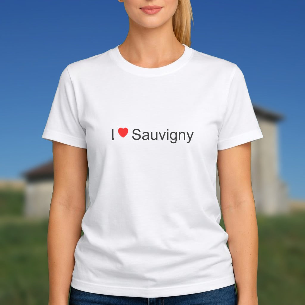 T-shirt I love sauvigny