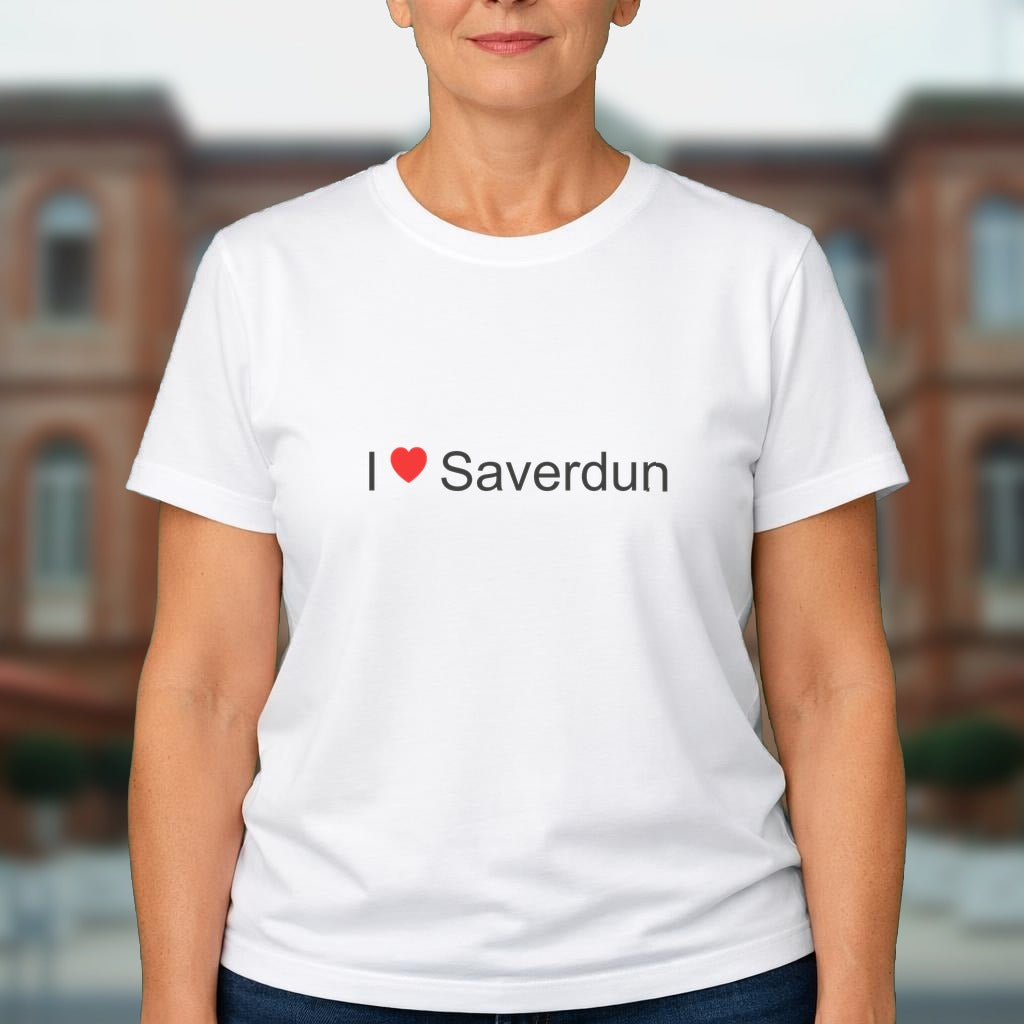 T-shirt I love saverdun